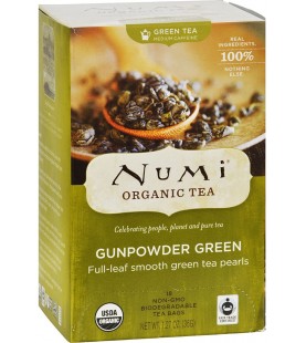 Numi Tea Gunpowder Green Tea (1x18 Bag)