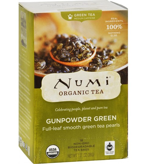 Numi Tea Gunpowder Green Tea (1x18 Bag)