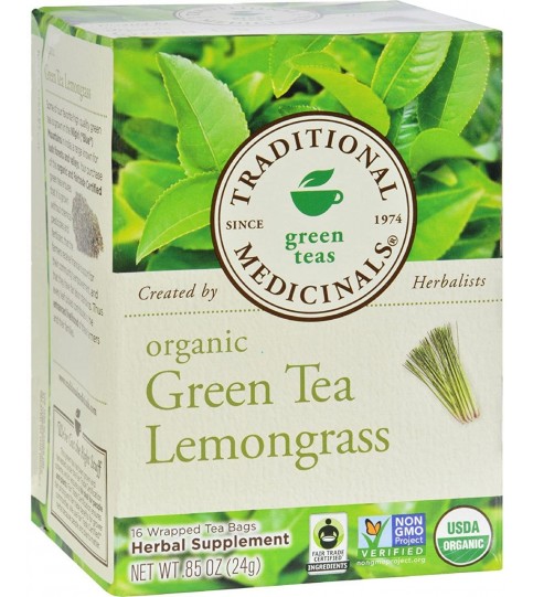 Traditional Medicinals Golden Green Herb Tea (6x16 Bag)