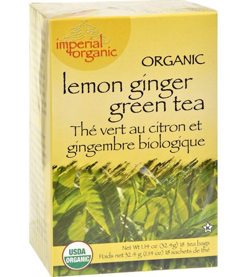 Uncle Lee's Tea Organic Imperial Lemon Ginger (1x18 Bags) 