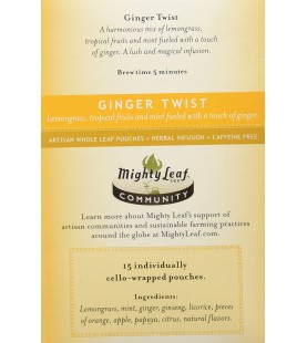 Mighty Leaf Tea Ginger Twist (6x15BAG)