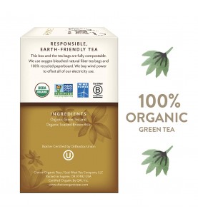 Choice Organic Teas Genmaicha Green with Toasted Brown Rice (6x16 Bag)