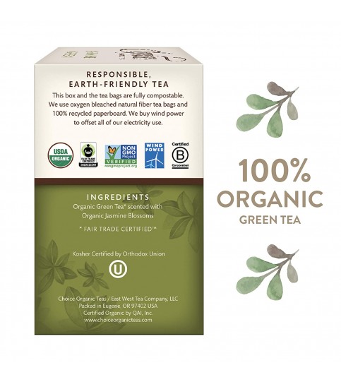 Choice Organic Teas Jasmine Green (6x16 Bag)