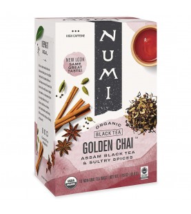 Numi Tea Golden Chai Black Tea (1x18 Bag)