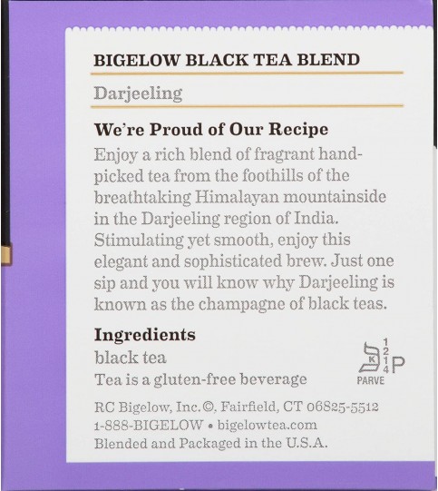 Bigelow Darjeeling Blend Tea (6x20 Bag )