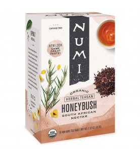 Numi Tea Honeybush Herbal Tea (6x18 Bag)