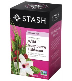 Stash Tea Wild Raspberry Hibiscus Tea (6x20 CT)