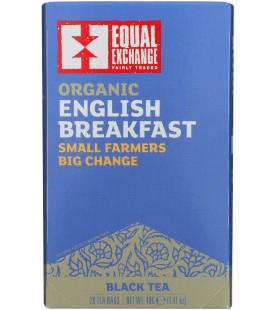 Equal Exchange Black, English Breakfast Tea (6x20 Bag)