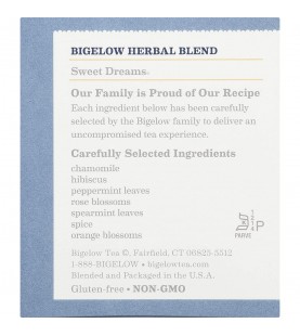 Bigelow Sweet Dreams Herb Tea (6x20 Bag)