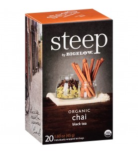 Bigelow Steep Organic Chai Black Tea (6x20 BAG )
