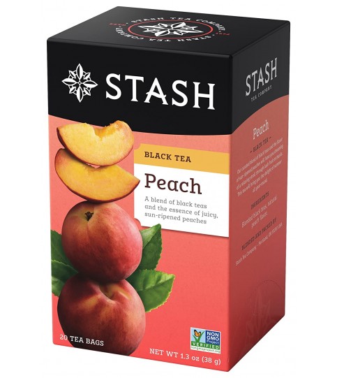 Stash Tea Peach Prem Black Tea (6x20BAG )