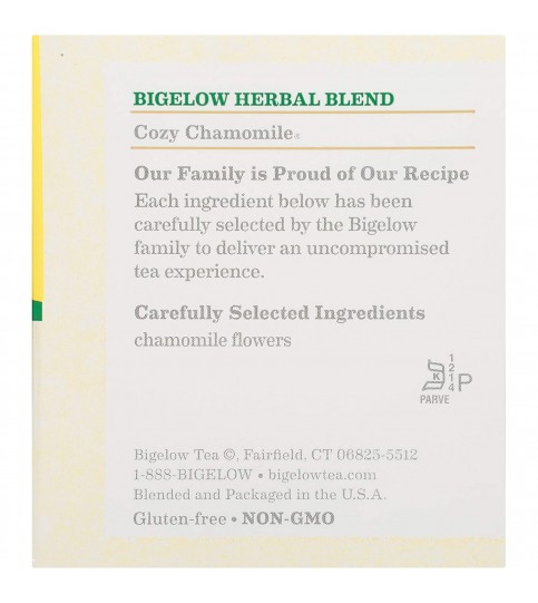Bigelow Cozy Chamomile Herb Tea (6x20 Bag)