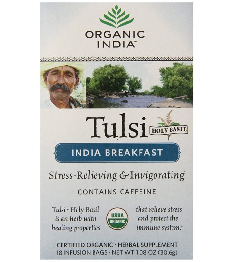 Organic India Tulsi India Breakfast Tea (6x18 CT)