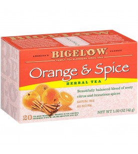 Bigelow Orange & Spice Herb Tea (6x20 Bag)