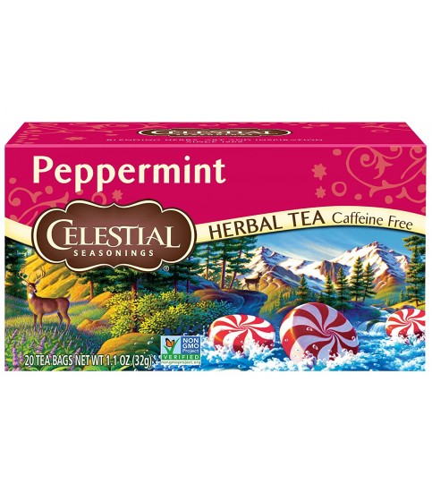 Celestial Seasonings Peppermint Herb Tea (1x20 Bag)