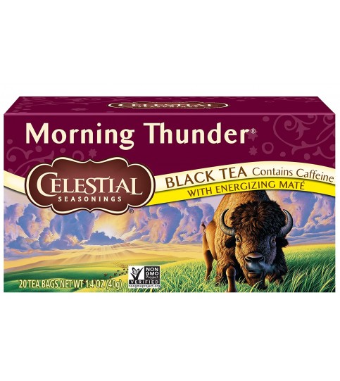 Celestial Seasonings Morning Thunder Caff (6x20BAG )