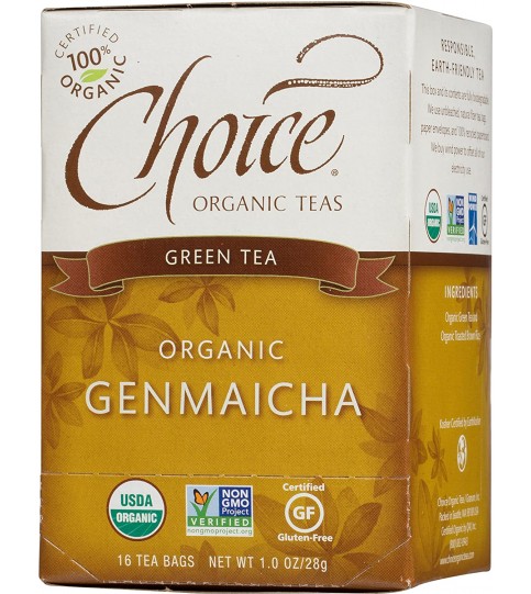 Choice Organic Teas Org Green Tea Toasted Brown Rice (6x16 Bag)