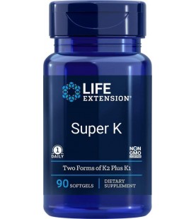 Life Extension Super K with Adcanced K2 Complex, 90 Softgels