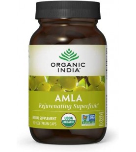 Organic India Amalaki Herbal Vitamin Supplement - 90 Capsules