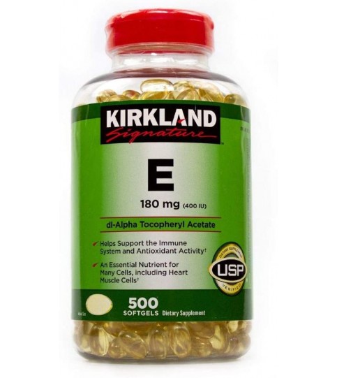 Kirkland Signature Vitamin E 400 I.U. 500 Softgels