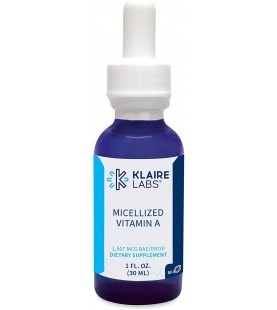 Klaire Labs Micellized Vitamin A Liquid - 1,507mcg RAE per Drop (1 fl oz)