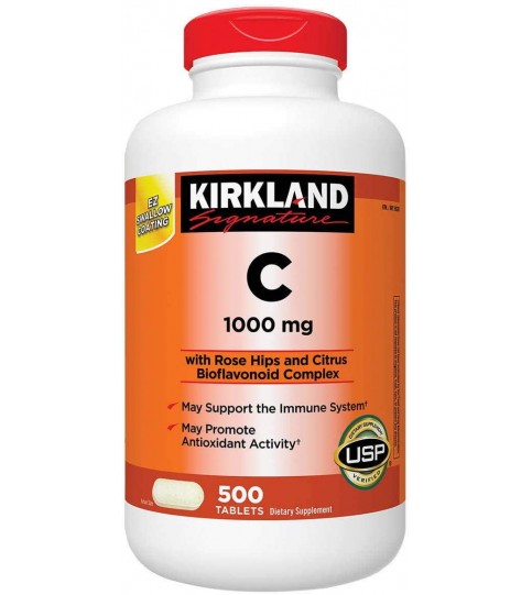 Kirkland Signature Vitamin C, 1000mg, 500 Tabs