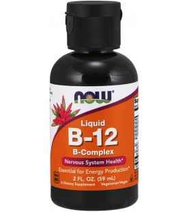 NOW Supplements, Vitamin B-12 Complex Liquid, 2-Ounce