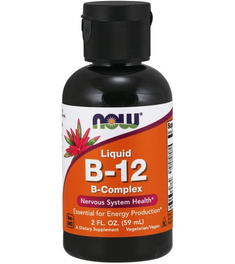 NOW Supplements, Vitamin B-12 Complex Liquid, 2-Ounce