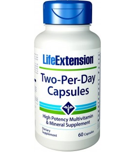 Life Extension Two Per Day High Potency, 60 Capsules