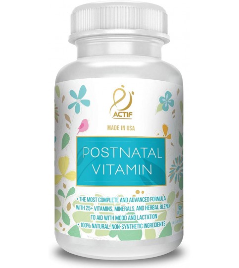 Actif Organic Postnatal Vitamin, 90 Count