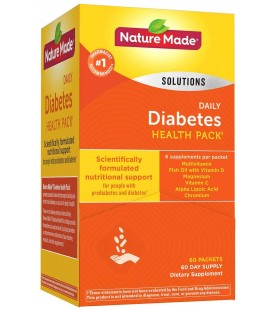 Diabetes Health Pack Nutritional Support for Diabetes and Pre-diabetes of 60 Packets