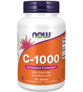 NOW Supplements, Vitamin C-1,000 Antioxidant Protection, 100 Tablets