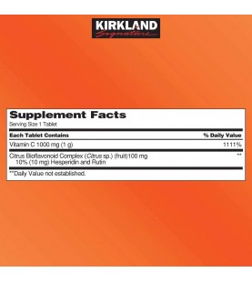 Kirkland Signature Vitamin C, 1000mg, 500 Tabs