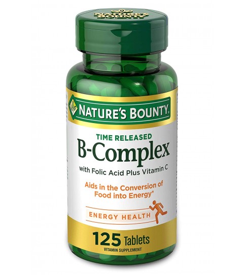 Vitamin B-Complex by Nature's Bounty, 125 Tablets