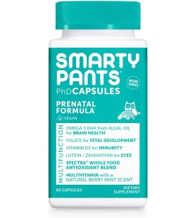 SmartyPants Daily Prenatal Multivitamin, 60 count