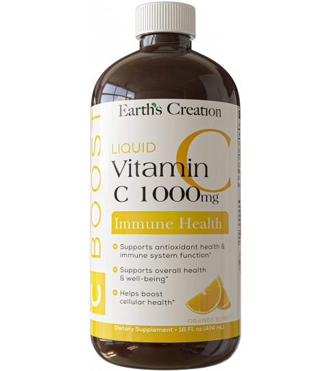 Earth's Creation Vitamin C Liquid 1000 Immune Health