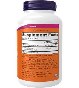 NOW Foods Supplements, Vitamin C-1,000, 250 Tablets