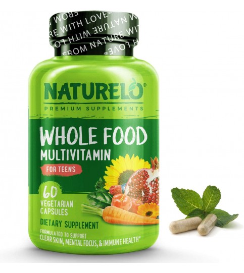 Naturelo Whole Food Multivitamin for Teens - 60 Capsules