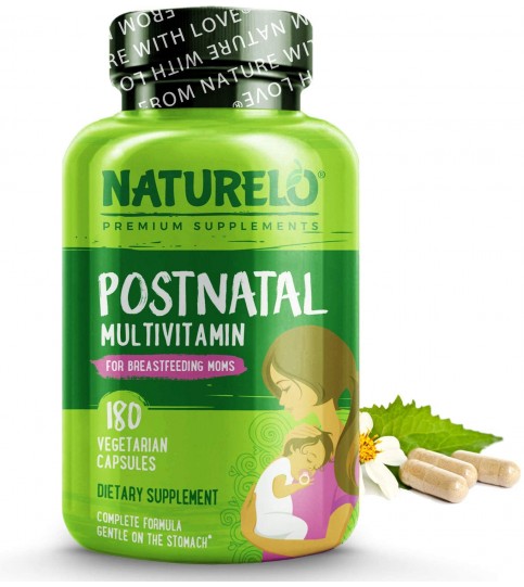 NATURELO Post Natal Multivitamin for Breastfeeding Women - 180 Caps