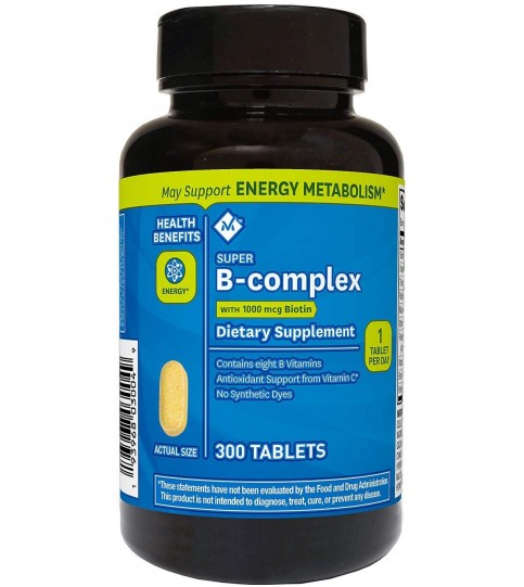 Member's Mark Super B-Complex, 1 Bottle, 300 Tablets