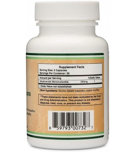 NMN Stabilized Form, 250mg (Nicotinamide Mononucleotide), 60 Capsules