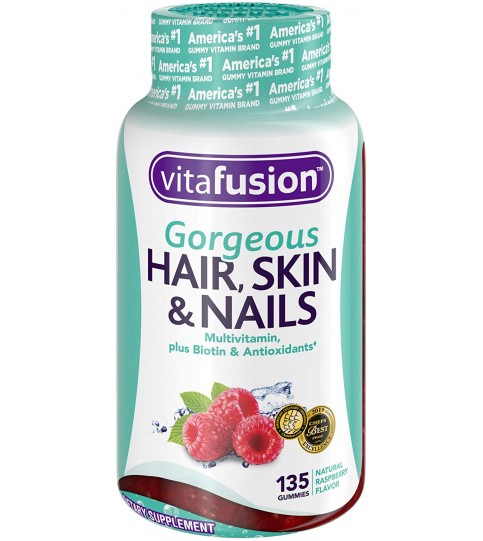 Vitafusion Gorgeous Hair, Skin & Nails Multivitamin Gummy Vitamins, 135ct