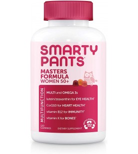 SmartyPants Women's Masters 50+ Multivitamin, 120 Count