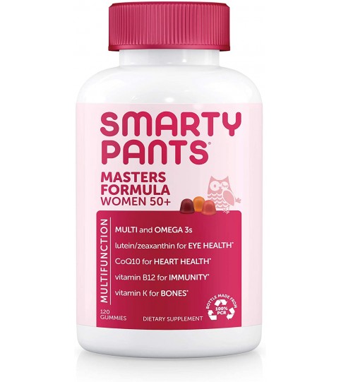 SmartyPants Women's Masters 50+ Multivitamin, 120 Count