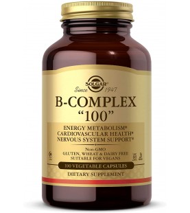 Solgar B-Complex "100", 100 Vegetable Capsules