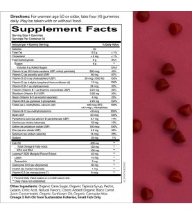 SmartyPants Women's Masters 50+ Multivitamin, 120 Count