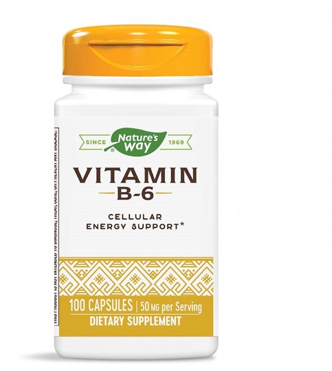 Nature's Way Vitamin B-6, 50 mg