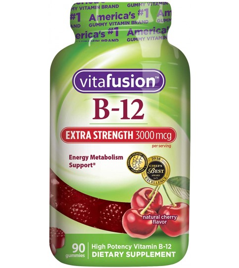 Vitafusion Extra Strength Vitamin B12 Gummies, 90 Count