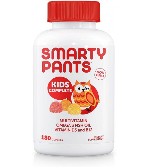 SmartyPants Kids Complete Gummy Vitamins, 180 count 