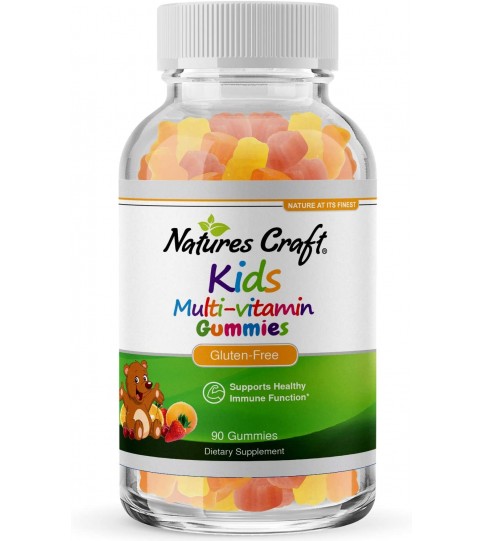 Kids Multivitamin Gummy Bears Natural Energy Supplement - 90 gummies